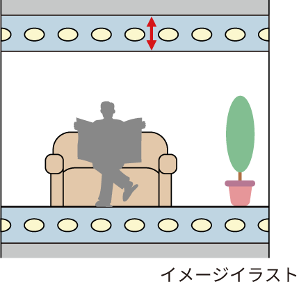 対震枠付き玄関ドア